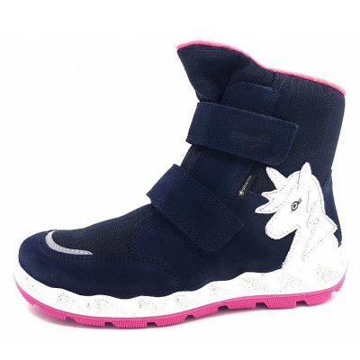Superfit Stiefel Leder Icebird Winterstiefel in 8020- Blau / Pink Superfit Stiefel Leder Icebird Winterstiefel in 8020- Blau / Pink