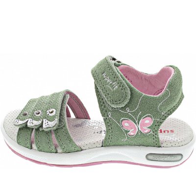 Superfit Emily Sandale in hellgrün-rosa Superfit Emily Sandale in hellgrün-rosa