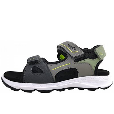 Superfit Criss Cross Sandale in grau/hellgrün 2000 Superfit Criss Cross Sandale in grau/hellgrün 2000