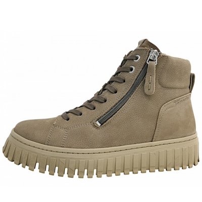 Tamaris Schnürstiefel in taupe 3A1 Tamaris Schnürstiefel in taupe 3A1