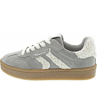 Tamaris Sneaker in lt. grey-fur Tamaris Sneaker in lt. grey-fur