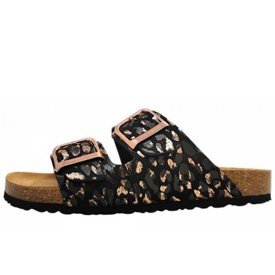 Tamaris Pantolette in Black/Leo 090