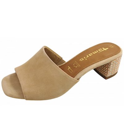 Tamaris Pantolette in tan 436 Tamaris Pantolette in tan 436