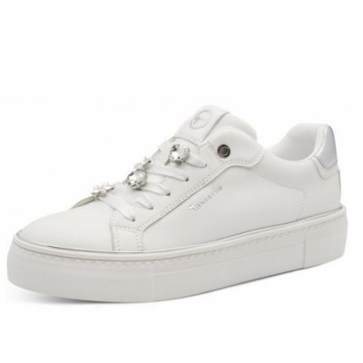 Tamaris schnürer Sneaker in weiß Tamaris schnürer Sneaker in weiß