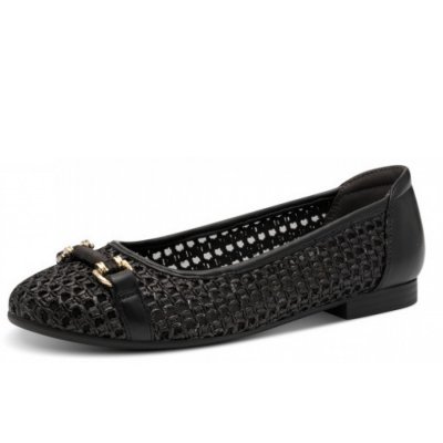 Tamaris ballerina Ballerinas in schwarz