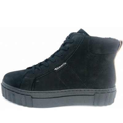 Tamaris Stiefelette in schwarz Tamaris Stiefelette in schwarz