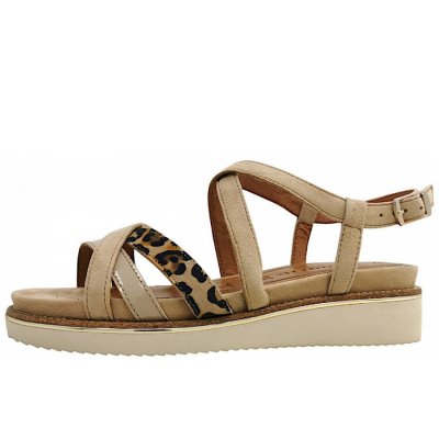 Tamaris Sandalette in tan comb 445 Tamaris Sandalette in tan comb 445
