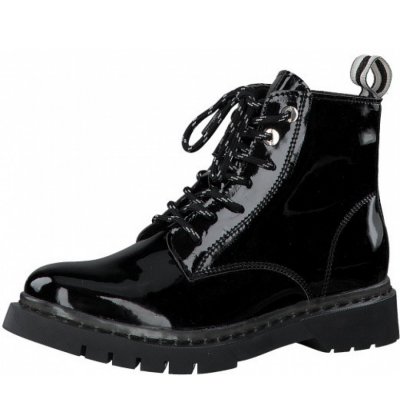 Tamaris Schnürstiefel in schwarz Tamaris Schnürstiefel in schwarz