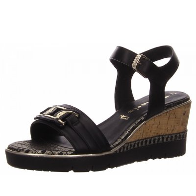 Tamaris sandalette Sandalette in schwarz Tamaris sandalette Sandalette in schwarz