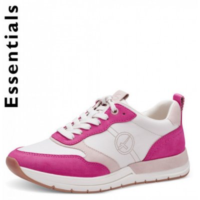 Tamaris Sneaker in weiß-pink