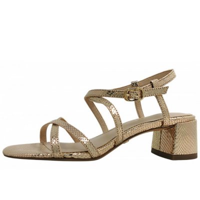 Tamaris Sandalette in lt gold struct 968 Tamaris Sandalette in lt gold struct 968