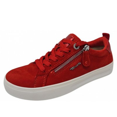 Tamaris Comfort Weite G1/2 sportlicher Schnürer in red Tamaris Comfort Weite G1/2 sportlicher Schnürer in red