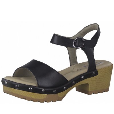 Tamaris Comfort Weite H Sandale in black Tamaris Comfort Weite H Sandale in black