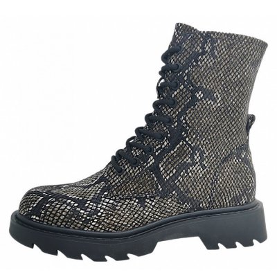 Tamaris Schnürstiefel in black snake 073 Tamaris Schnürstiefel in black snake 073