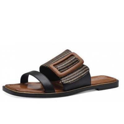 Tamaris pantolettemodel 2710442 Pantolette in schwarz-kombiniert Tamaris pantolettemodel 2710442 Pantolette in schwarz-kombiniert