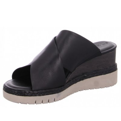Tamaris Pantolette Pantolette in 003 BLACK LEATHER Tamaris Pantolette Pantolette in 003 BLACK LEATHER