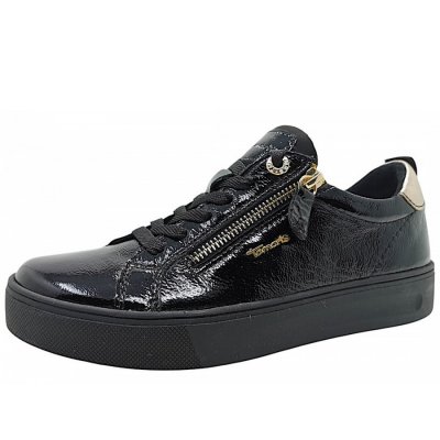 Tamaris Comfort Schnürer in 018 black patent Tamaris Comfort Schnürer in 018 black patent