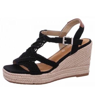 Tom Tailor Sandale in black