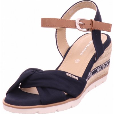 Tom Tailor Keilsandale in blau Tom Tailor Keilsandale in blau