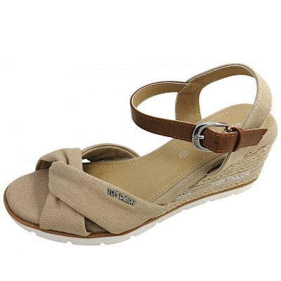 Tom Tailor Sandalette in sand Tom Tailor Sandalette in sand