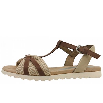Tom Tailor Sandalette in creme/ sand Tom Tailor Sandalette in creme/ sand