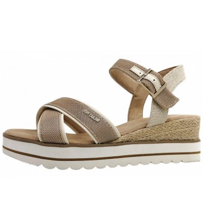 Tom Tailor Keilsandalette in sand 00010 Tom Tailor Keilsandalette in sand 00010