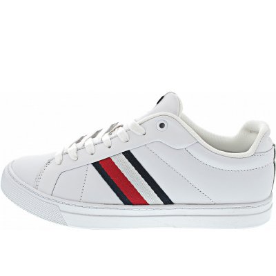 Tommy Hilfiger Icon Court LTH Stripes Sneaker in white Tommy Hilfiger Icon Court LTH Stripes Sneaker in white