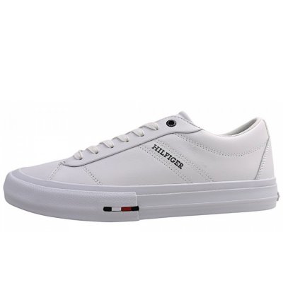 Tommy Hilfiger Hi Vulc Street sportlicher Schnürer in YBS white