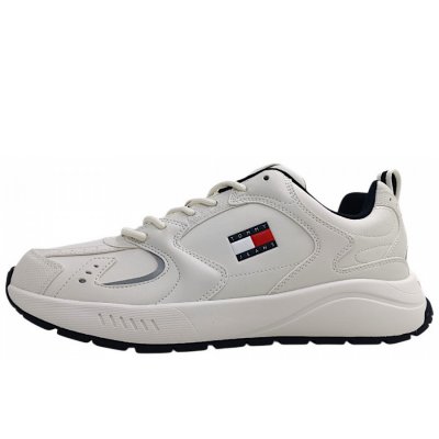 Tommy Hilfiger TJM Runner sportlicher Schnürer in ecru YBL Tommy Hilfiger TJM Runner sportlicher Schnürer in ecru YBL