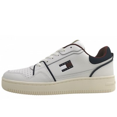 Tommy Hilfiger TJM Retro Basket Sneaker in white/red/blue 0GZ