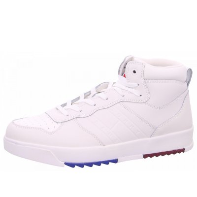 Tommy Hilfiger Basket Midcut Sneaker high in YBR ecru Tommy Hilfiger Basket Midcut Sneaker high in YBR ecru
