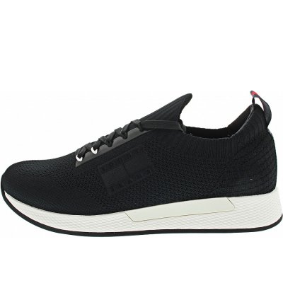 Tommy Jeans Elevated Runner Knitted Slipper in black