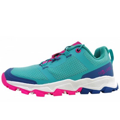 Trollkids Sandefjord Hiker XT sportlicher Schnürer in aqua marine 030
