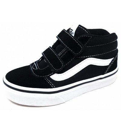 Vans YT Ward Sneaker in black/wht Vans YT Ward Sneaker in black/wht