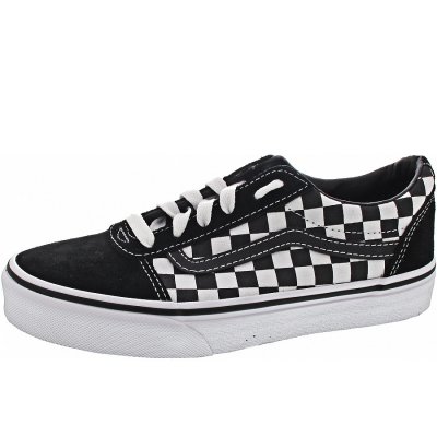 Vans YT Ward Sneaker in checkered black-true whit Vans YT Ward Sneaker in checkered black-true whit