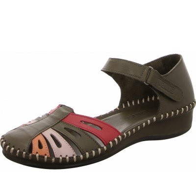 Venüs 23793318 Sandalette in grün kombi. Venüs 23793318 Sandalette in grün kombi.