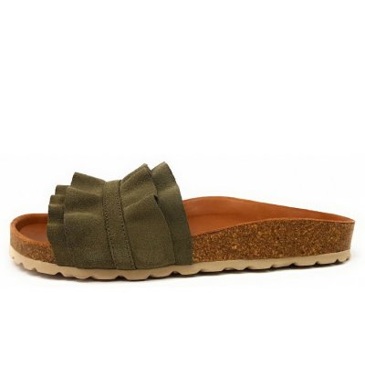 Verbenas Rocia Roda Pantolette in kaki
