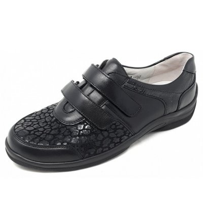 Waldläufer Hesna 14 Weite H Slipper in memphis schwarz Waldläufer Hesna 14 Weite H Slipper in memphis schwarz