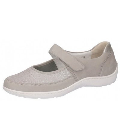 Waldläufer Henni 20 Weite H Spangenballerina in stein silber Waldläufer Henni 20 Weite H Spangenballerina in stein silber