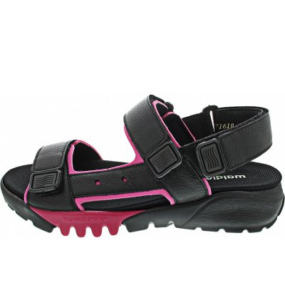 Waldläufer H-Kalmit-DA Sandale in magenta schwarz Waldläufer H-Kalmit-DA Sandale in magenta schwarz
