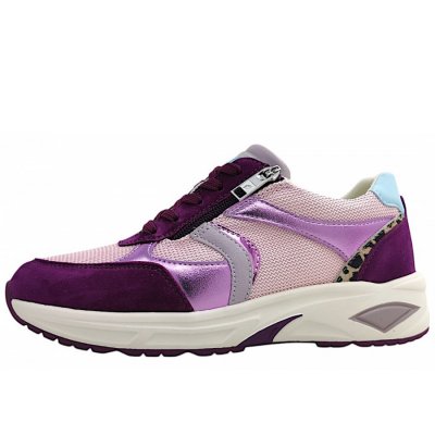 Waldläufer H-Jill sportlicher Schnürer in lila/rosa/hellgrau 270 Waldläufer H-Jill sportlicher Schnürer in lila/rosa/hellgrau 270