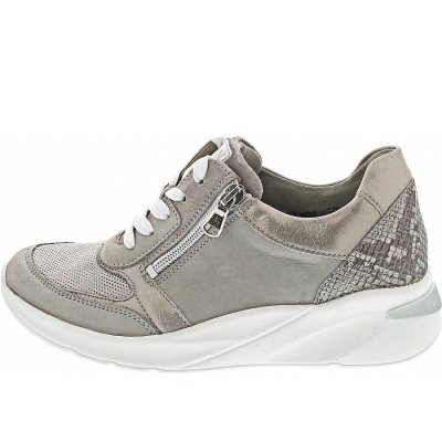 Waldläufer H-Dilara sportlicher Schnürer in stein grey beige Waldläufer H-Dilara sportlicher Schnürer in stein grey beige