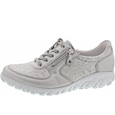 Waldläufer Havy Soft sportlicher Schnürer in silber weiss Waldläufer Havy Soft sportlicher Schnürer in silber weiss