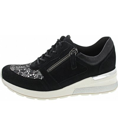 Waldläufer H-Clara sportlicher Schnürer in schwarz Waldläufer H-Clara sportlicher Schnürer in schwarz