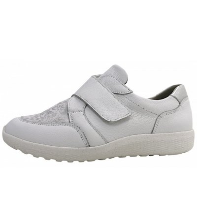 Waldläufer Slipper in weiß/silber 663 Waldläufer Slipper in weiß/silber 663