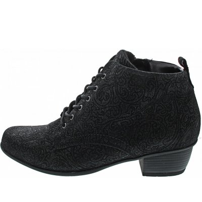 Waldläufer Haifi Schnürstiefelette in schwarz Waldläufer Haifi Schnürstiefelette in schwarz