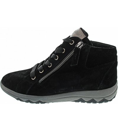 Waldläufer H-Teresa Schnürstiefel in schwarz schiefer Waldläufer H-Teresa Schnürstiefel in schwarz schiefer