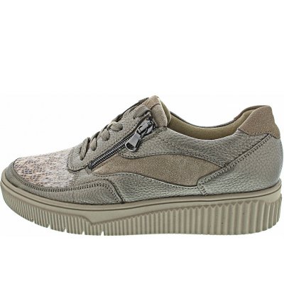 Waldläufer K-Sansa sportlicher Schnürer in beige storm taupe Waldläufer K-Sansa sportlicher Schnürer in beige storm taupe