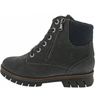 Waldläufer H-Xara Schnürstiefel in carbon notte