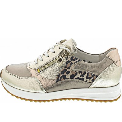 Waldläufer H-Vicky sportlicher Schnürer in gold lightgold beige Waldläufer H-Vicky sportlicher Schnürer in gold lightgold beige